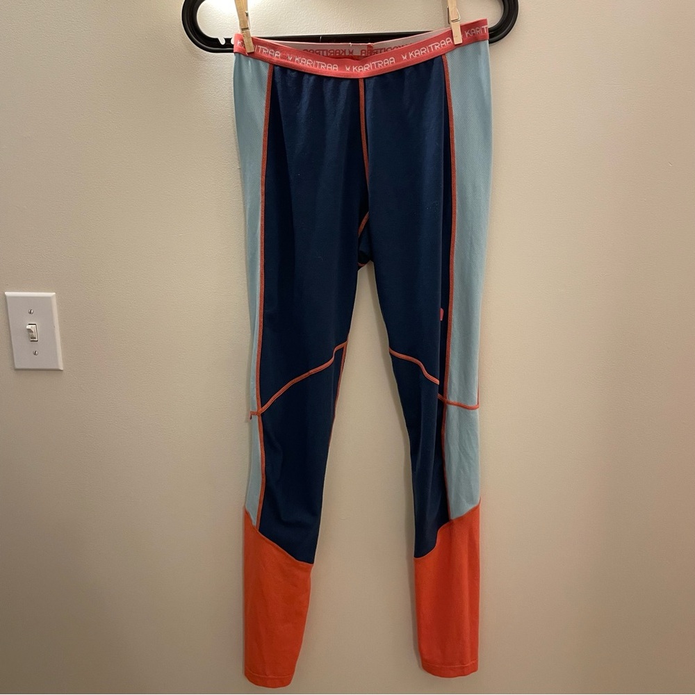 Kari Traa Orange and Blue thermal pants